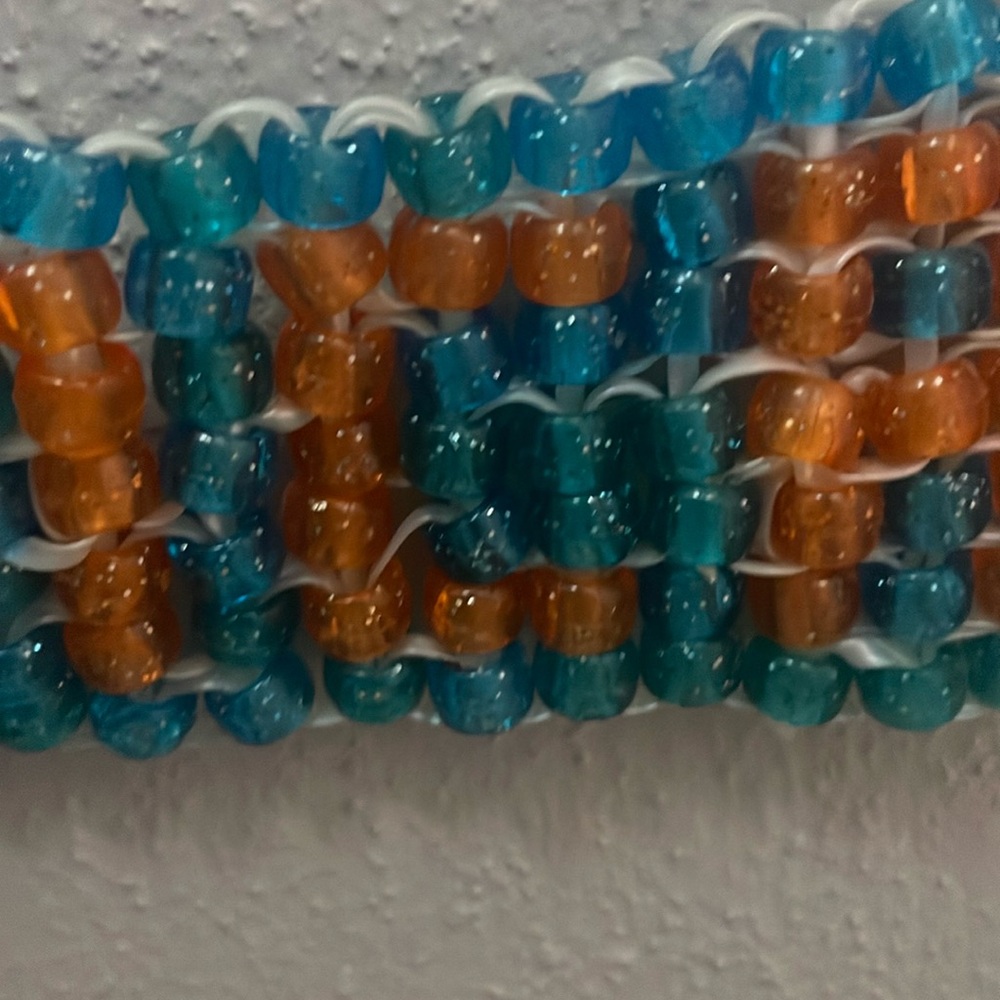 Hand Beaded Pet Name Plate